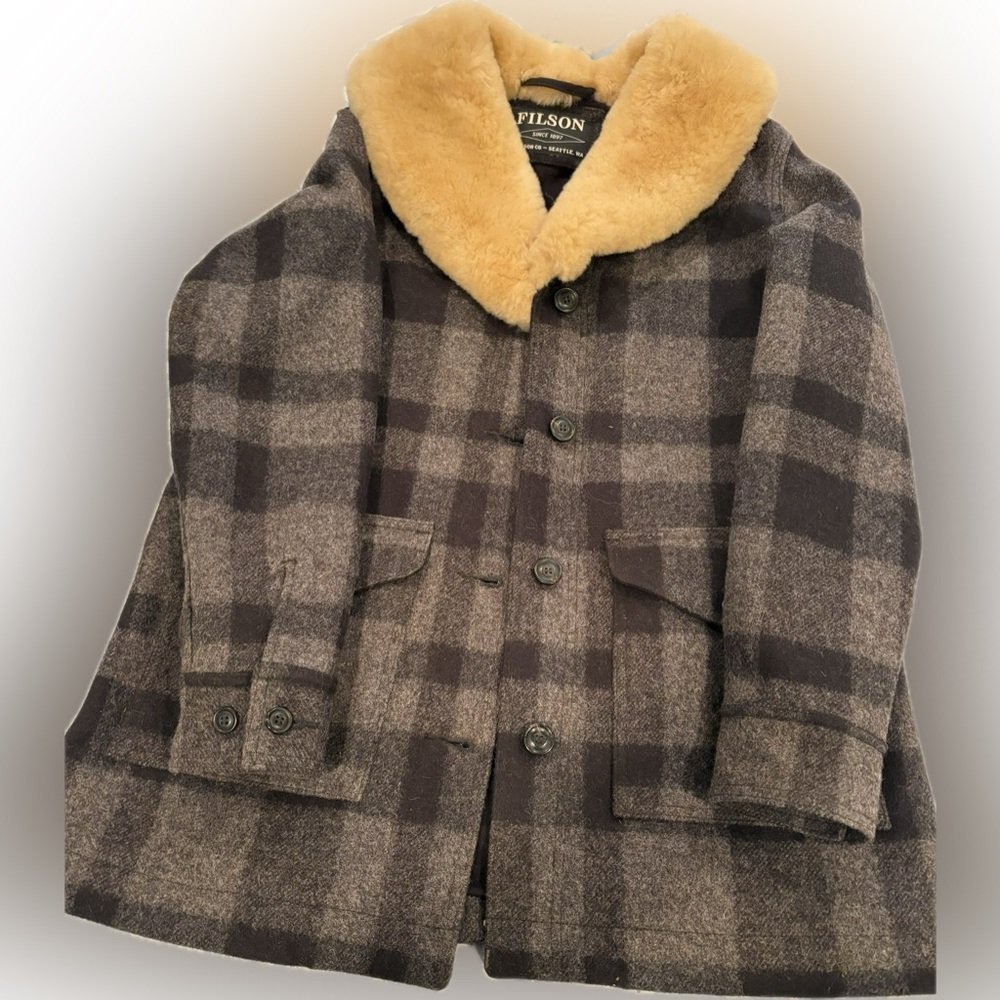 Filson women’s lined wool packer/trapper coat